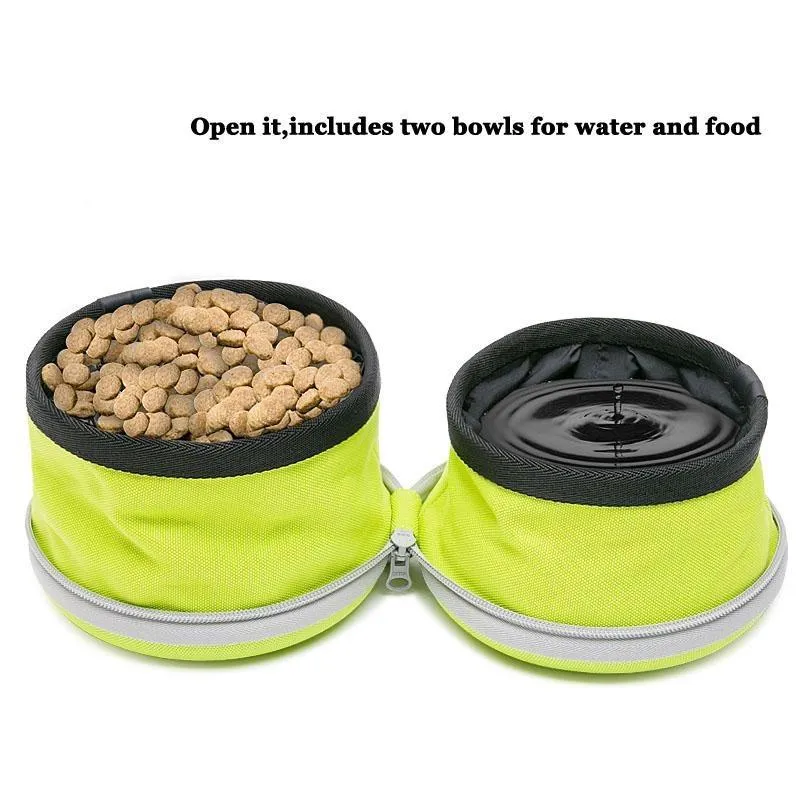 Portable Pet Bowls - Collapsible Food and Water Bowls