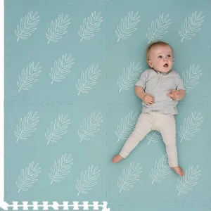 Puzzle Play Mat Tiles - Leaf Theme Design