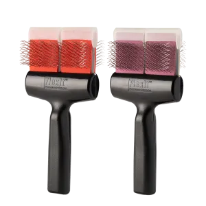 Red/Purple Finishing Combo Double Brush by FlexIt