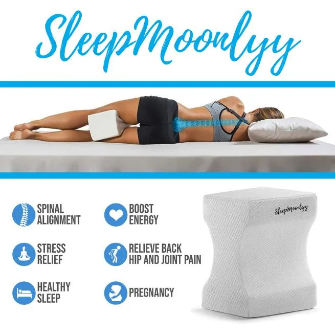 SLEEPMOONLYY™ Orthopedic Memory Foam Hip Alignment Knee Pillow