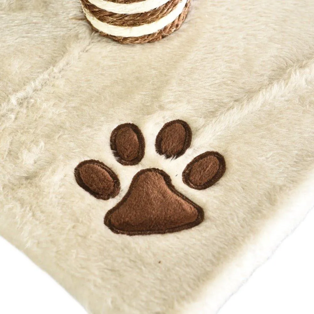 Small Cat Scratching Post with a Ball on a Spring 40cm