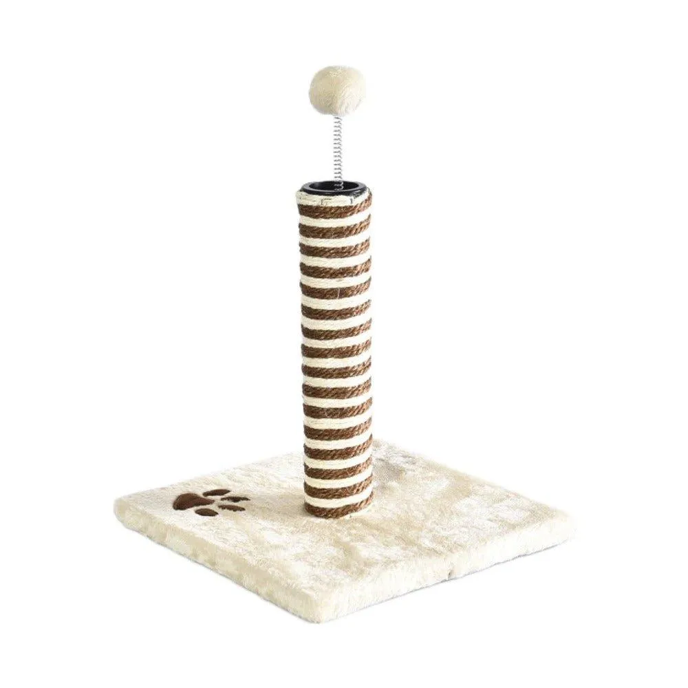Small Cat Scratching Post with a Ball on a Spring 40cm