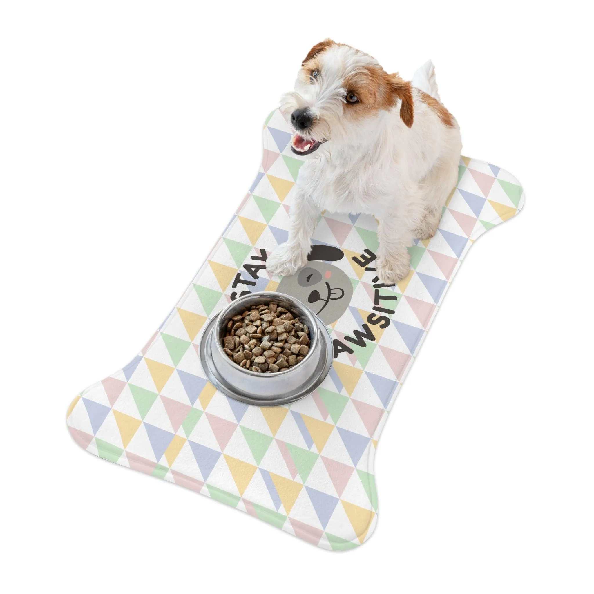Stay Pawsitive Pet Feeding Mats Pastels