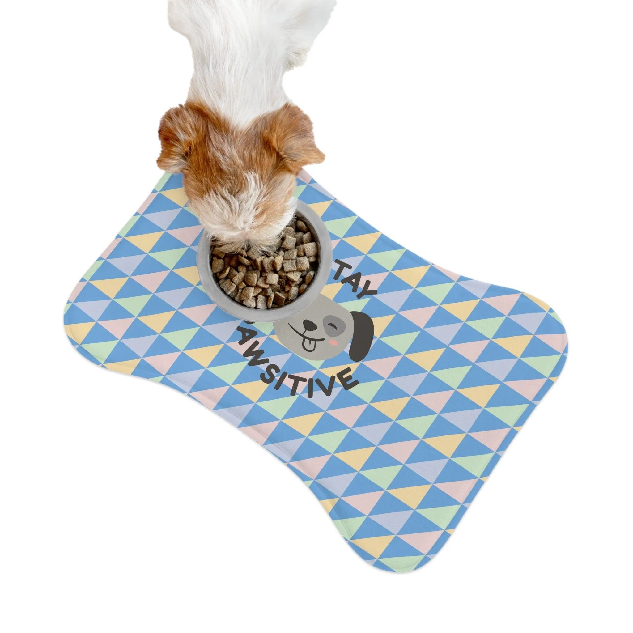 Stay Pawsitive Pet Feeding Mats Pastels