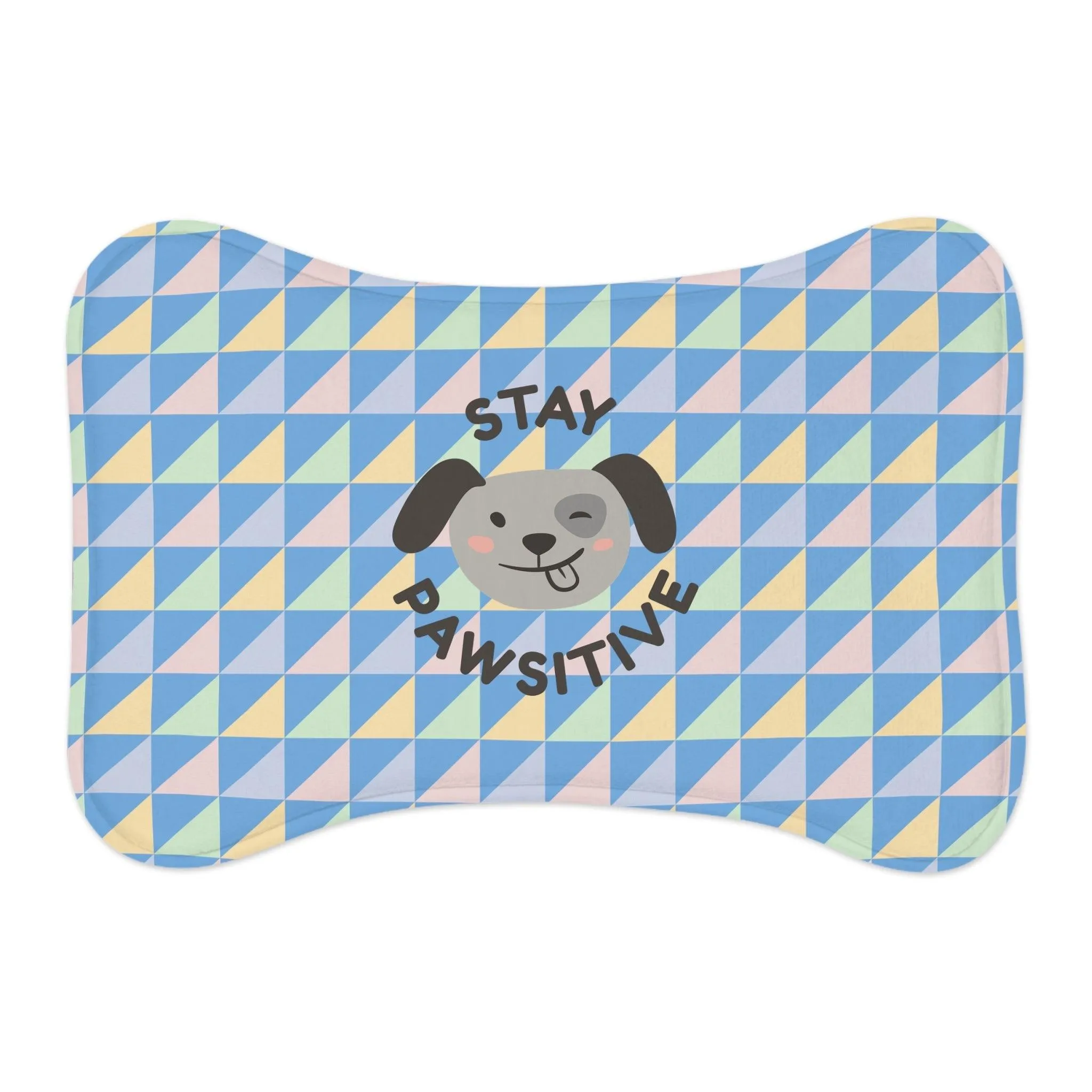 Stay Pawsitive Pet Feeding Mats Pastels