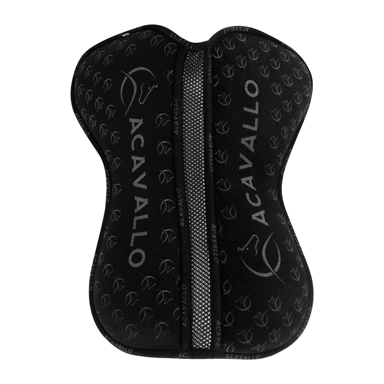 Suede Memory Foam Dressage Half Pad with Silicone Grip