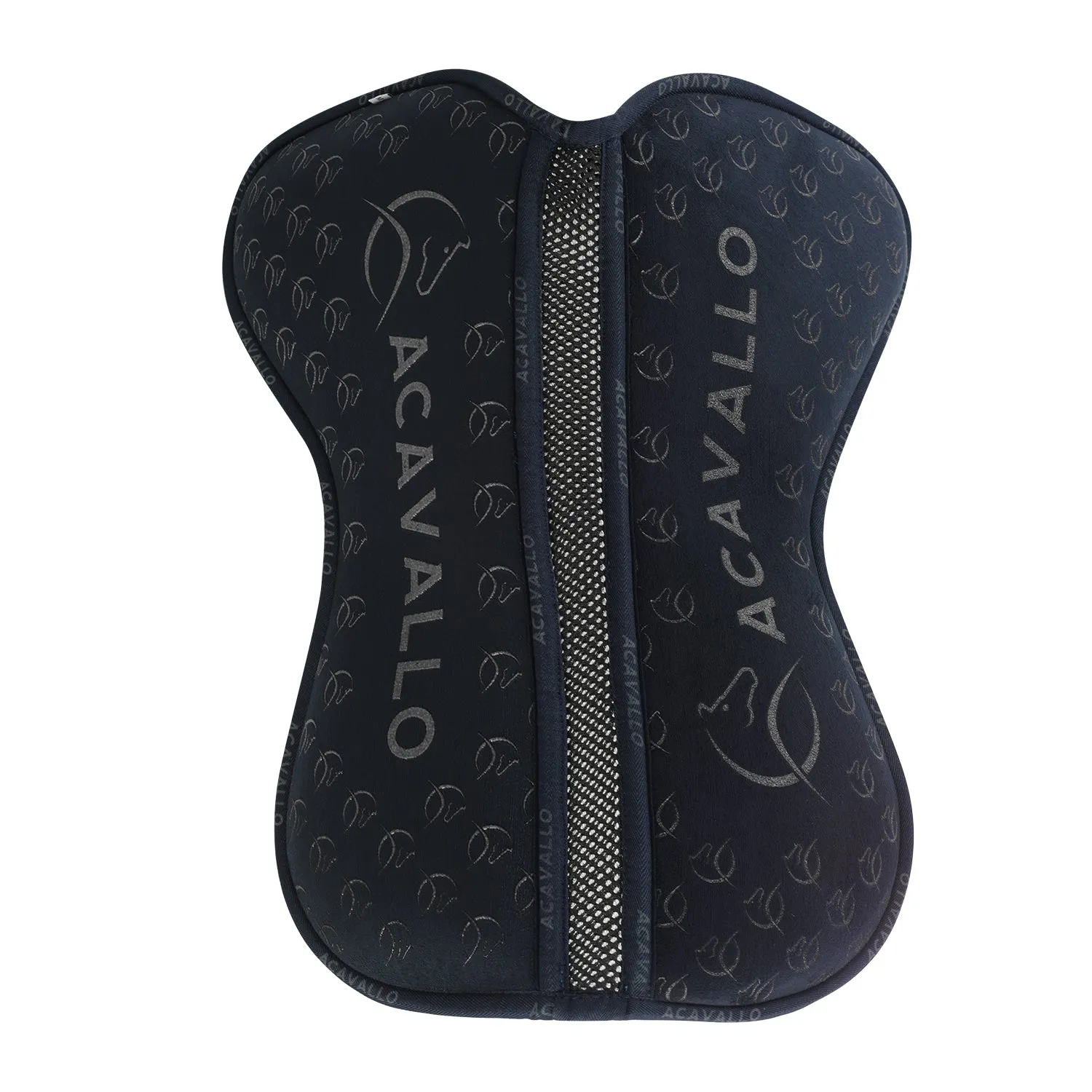 Suede Memory Foam Dressage Half Pad with Silicone Grip