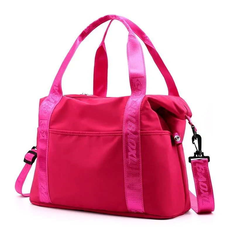 Summer New Large-capacity Travel Bag Sports Gym Bags Women Fashion Women Cabin Shoulder Bags