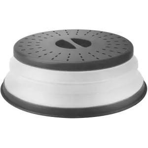 Tovolo Collapsible Microwave Food Cover Charcoal