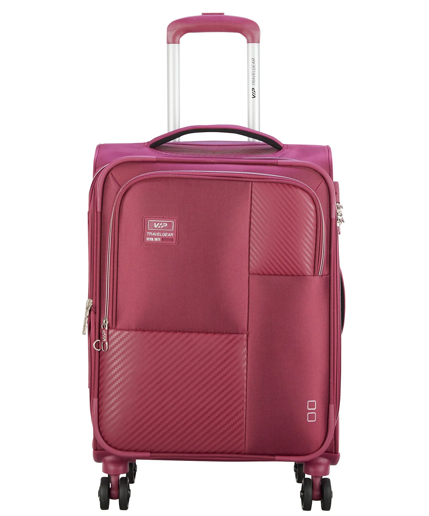 VIP Cardinal 71cm , 8 Wheel Soft Trolley, Burgundy, CARDINAL71BDY