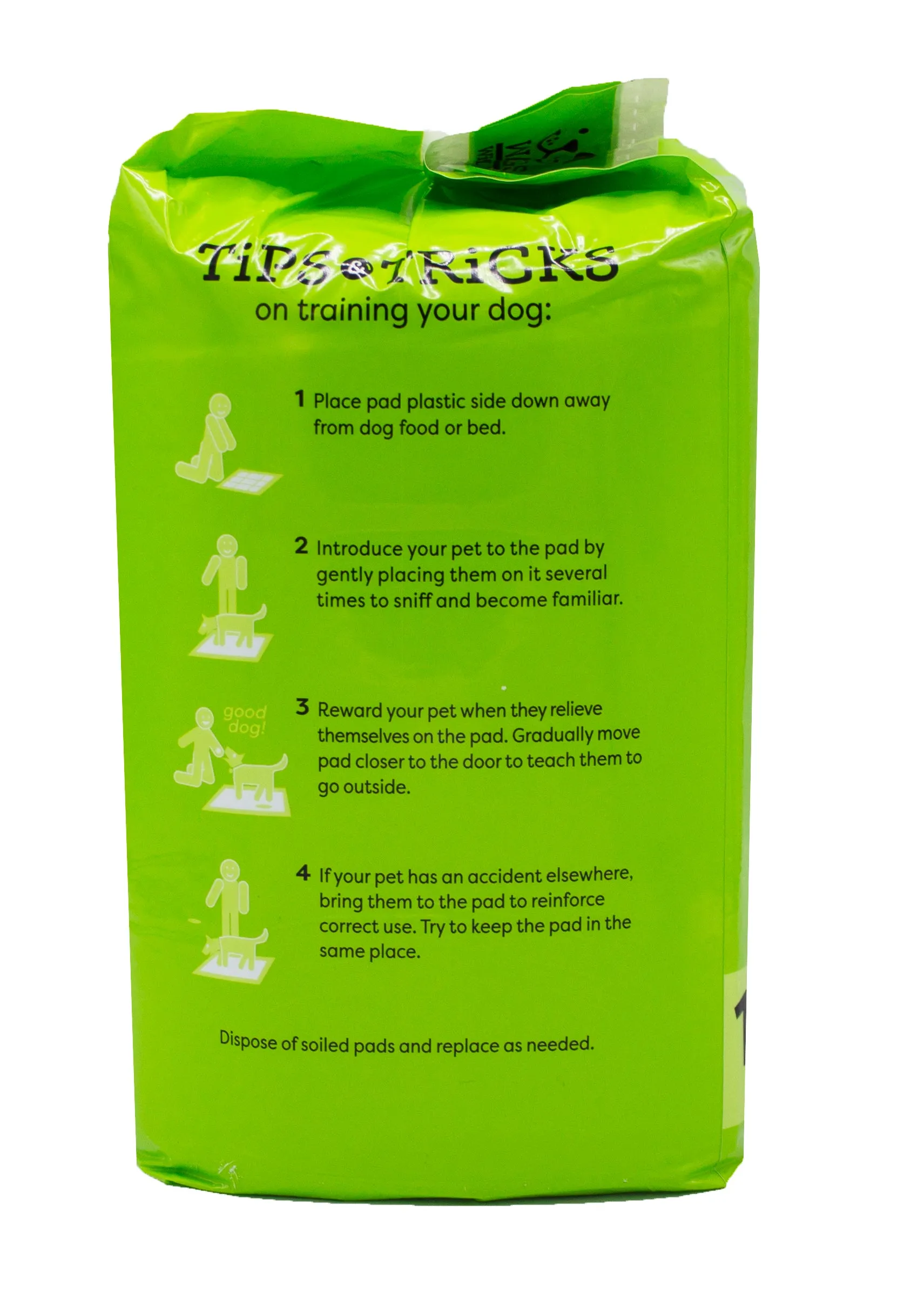 Wags & Wiggles 21" x 21" Training Pads, 100 Pack