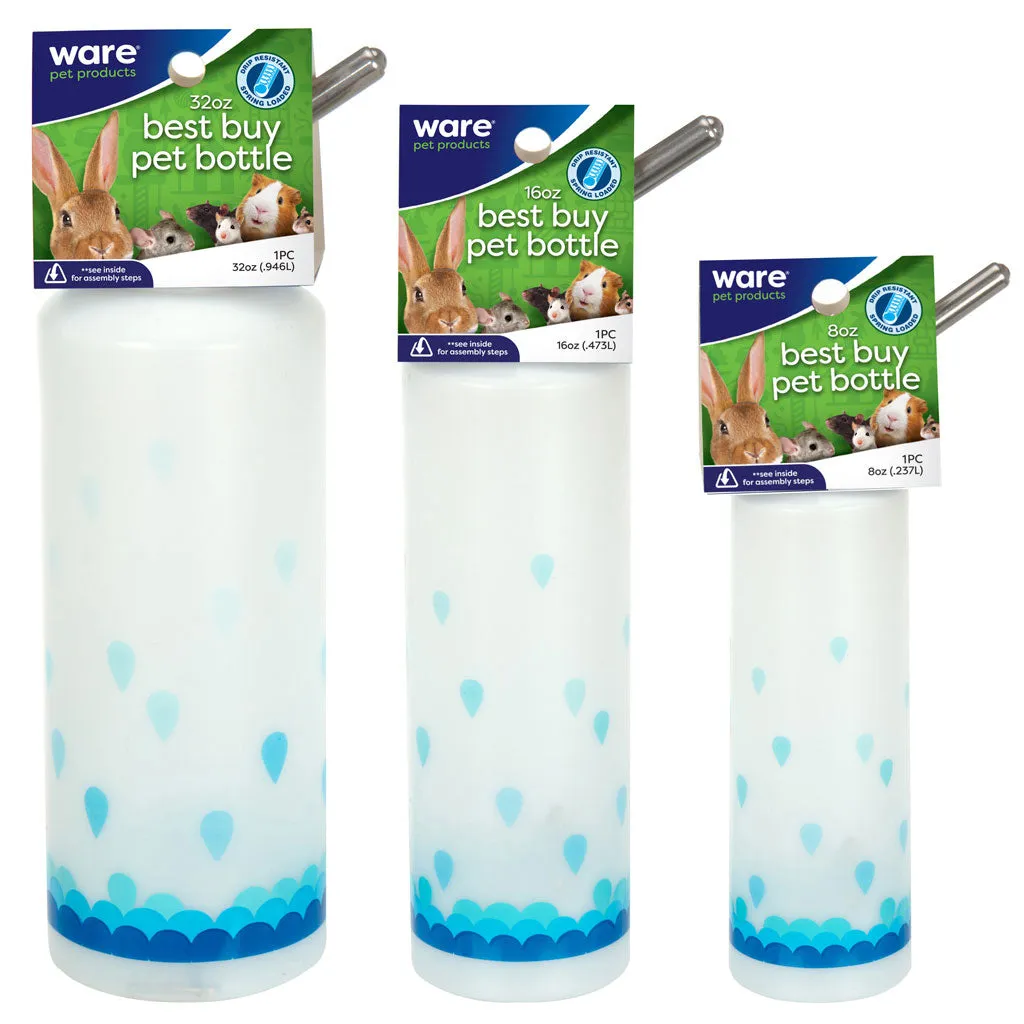 Ware Best Buy Pet Bottles for Small Animals, 32-oz