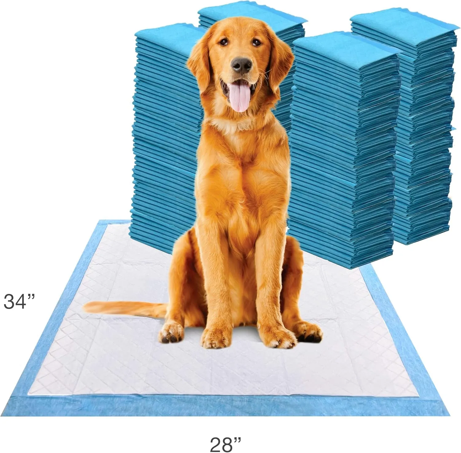 Wee-Wee Superior Performance X-Large Pee Pads for Dogs - Puppy & Dog Pads for Potty Training - Dog Supplies for Housebreaking - 28" X 34" (200 Count)